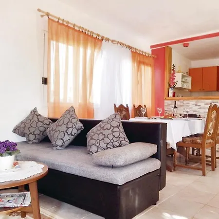 Charming House With Sea View In Potirna, Garden *