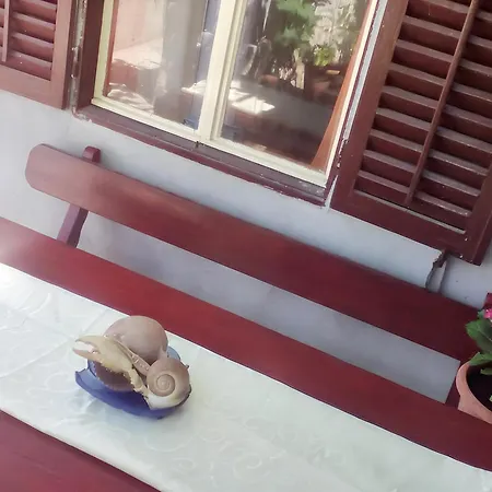 Charming House With Sea View In Potirna, Garden *